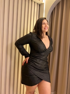 Vestido Brilho Lolla Preto
