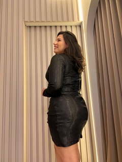 Vestido Brilho Lolla Preto na internet