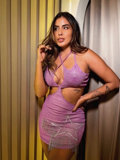 Vestido Lilas Estrelar