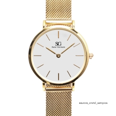 Relógio SAINt GERMAIN dourado metal - comprar online