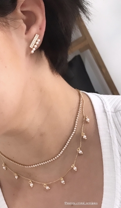 Brinco earcuff Dois amores na internet