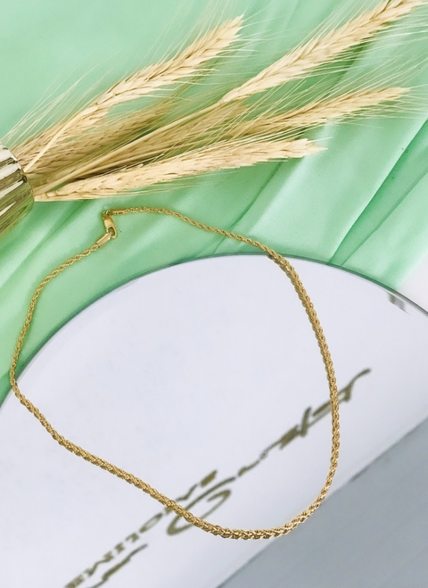 Choker cordão baiano fino