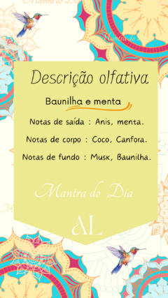 Velas aromáticas Mantra do Dia - comprar online
