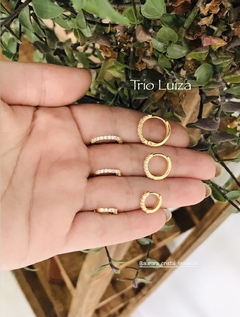 Brinco trio Luiza
