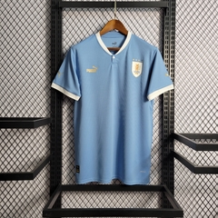 Camisa Seleção Uruguai I 22/23 Azul - Puma - Torcedor
