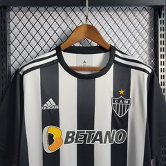 Camisa Atlético Mineiro I 22/23 Torcedor Adidas- Preto+Branco - Futc imports