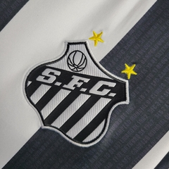 Camisa Santos II 22/23 Torcedor Umbro - Preto+Branco