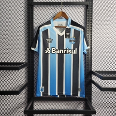 Camisa Grêmio I 22/23 Torcedor Umbro- Azul+Branco