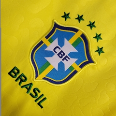 Imagem do Camisa Seleção Brasileira Copa Do Mundo Qatar 22/23 - Versão Torcedor - Amarela