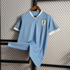 Camisa Seleção Uruguai I 22/23 Azul - Puma - Torcedor - comprar online