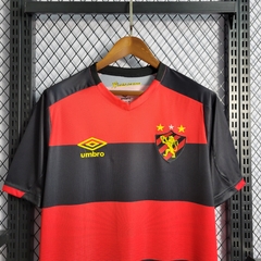 Camisa Sport Recife I 22/23 Torcedor Umbro - Preto+Vermelho - Futc imports