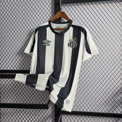 Camisa Santos II 22/23 Torcedor Umbro - Preto+Branco - comprar online