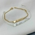 Pulseira infantil Manuela placa lisa