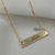 Colar com nome personalizado e ponto de luz