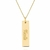 Colar placa vertical com nome personalizado - comprar online