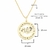 Colar Mandala dados do bebê banho ouro 18k na internet