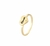 Anel ponto de luz com nome Personalizado Banho Ouro 18K - comprar online