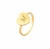 Anel personalizado iniciais Banho Ouro 18K na internet
