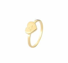 Anel personalizado Banho Ouro 18K