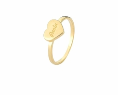 Anel personalizado Banho Ouro 18K na internet