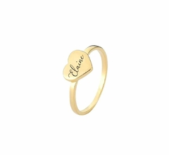 Imagem do Anel personalizado Banho Ouro 18K