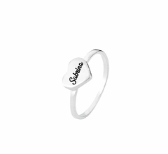 Anel com nome Personalizado Prata 925