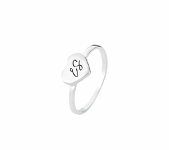 Anel com nome Personalizado Prata 925 - Oluche Semijoias personalizadas