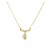 Colar personalizado 1 pingente filhos cravejado com zircônias Banho ouro 18k na internet