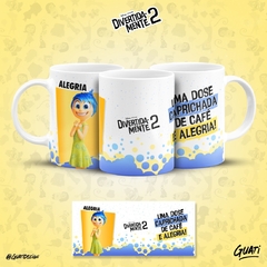 Caneca de Cerâmica Divertidamente Alça Branca na internet