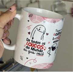 Kit c / 24 Canecas alça branca personalizadas