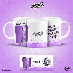 Caneca de Cerâmica Divertidamente Alça Branca - loja online