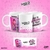 Caneca de Cerâmica Divertidamente Alça Branca na internet