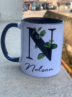 Caneca Personalizada com alça e interior colorido - Juhh Personalizados