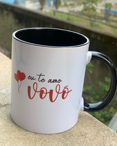 Caneca Personalizada com alça e interior colorido - loja online