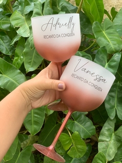 Kit c/ 60 Taças Gin Degrade Personalizadas na internet