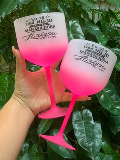 Kit c/ 60 Taças Gin Degrade Personalizadas - Juhh Personalizados