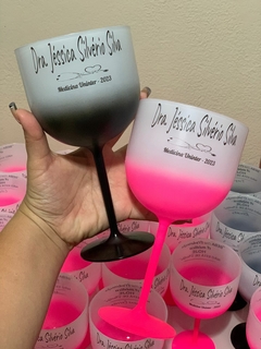 Kit c/ 8 Taças Gin Degrade Personalizadas (Frente e Verso) - comprar online