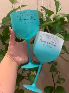Kit c/ 13 Taças Gin Degrade + 1 Taça Gin Envelopada - Juhh Personalizados