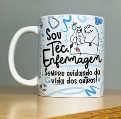 Caneca de Cerâmica Flork - Profissão Téc de Enfermagem - comprar online