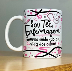 Caneca de Cerâmica Flork - Profissão Téc de Enfermagem na internet