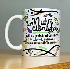 Caneca de Cerâmica Flork - Profissão Nutricionista - comprar online