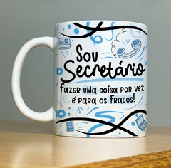 Caneca de Cerâmica Flork - Profissão Secretária/Secretário - Juhh Personalizados