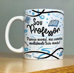 Caneca de Cerâmica Flork - Profissão Professora/Professor - Juhh Personalizados
