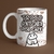 Caneca de Cerâmica "Troco gente chata por café"