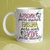 Caneca de Cerâmica flork "Aprende pra ensinar, ensina para viver, vive para educar!"