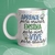 Caneca de Cerâmica flork "Aprende pra ensinar, ensina para viver, vive para educar!" - comprar online