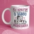 Caneca de Cerâmica flork "Ela acreditou que poderia mudar o mundo então se tornou professora"