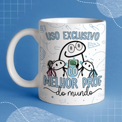 Caneca de Cerâmica flork "Uso exclusivo da melhor professora do mundo" - comprar online
