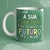 Caneca de Cerâmica flork "Feliz dia dos professores! A sua dedicação faz o nosso futuro melhor!" - comprar online
