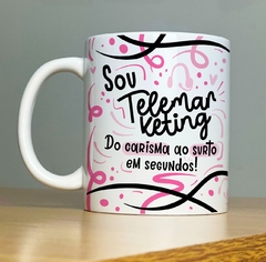 Caneca de Cerâmica Flork - Profissão Telemarketing - comprar online
